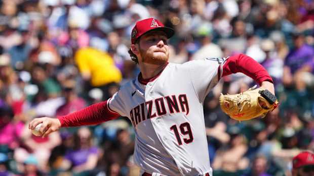 Ryne Nelson Pitches at Coors Field on April 30, 2023